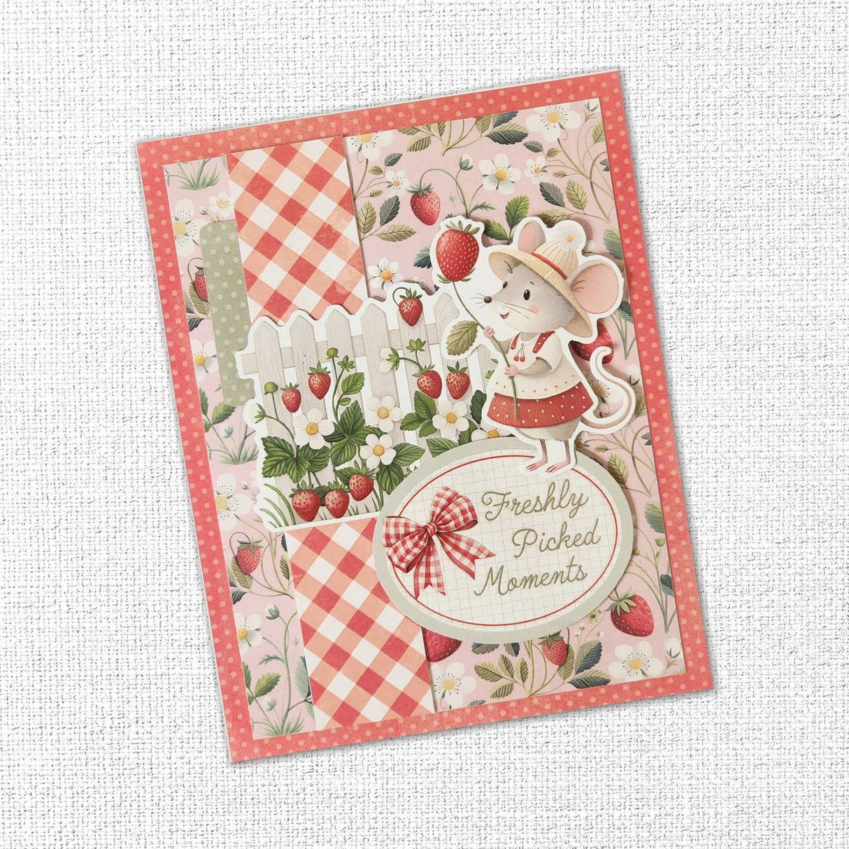 Papercuts Cardmaking Kit - Strawberry Friends 34920 - Paper Rose Studio