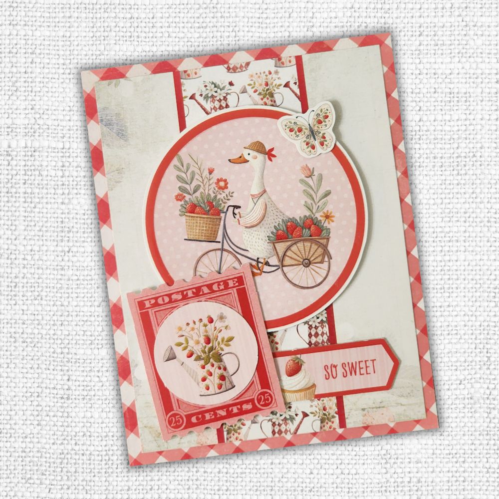 Strawberry Friends 6x8" Quick Cards Collection 34914 - Paper Rose Studio