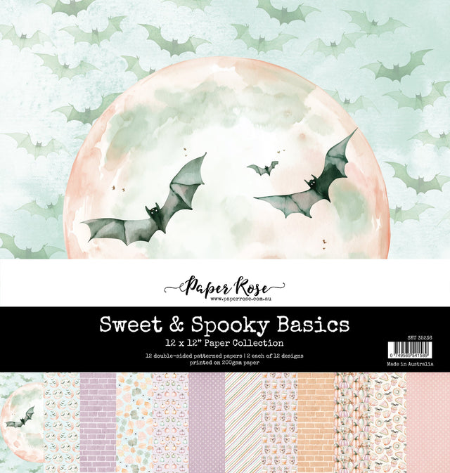Sweet & Spooky Basics 12x12 Paper Collection 35236 - Paper Rose Studio