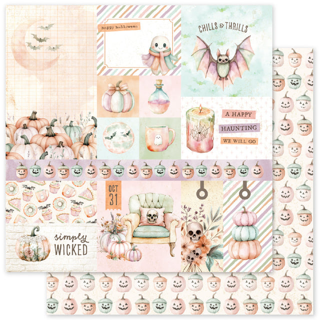 Sweet & Spooky C 12x12 Paper (12pc Bulk Pack) 35221 - Paper Rose Studio