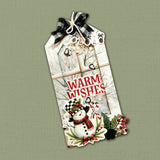 Christmas Wishes 6 x 8" Embossed Die Cuts 37105