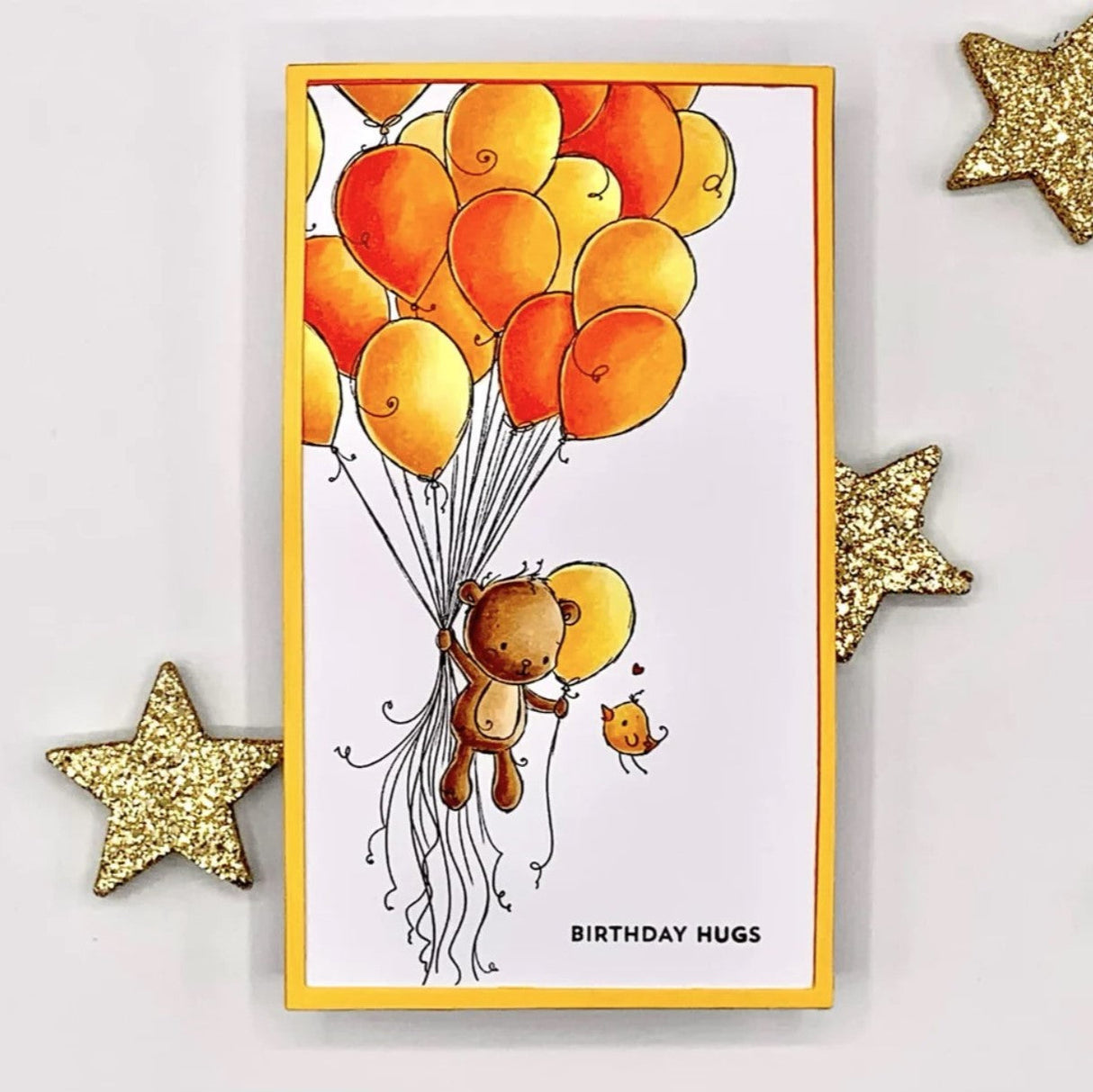 Teddy's Balloons Clear Stamp 30687 - Paper Rose Studio