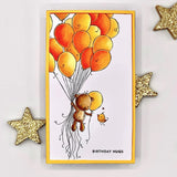 Teddy's Balloons Clear Stamp 30687 - Paper Rose Studio