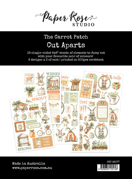 The Carrot Patch 6 x 8" Cut Aparts 36277 - Paper Rose Studio