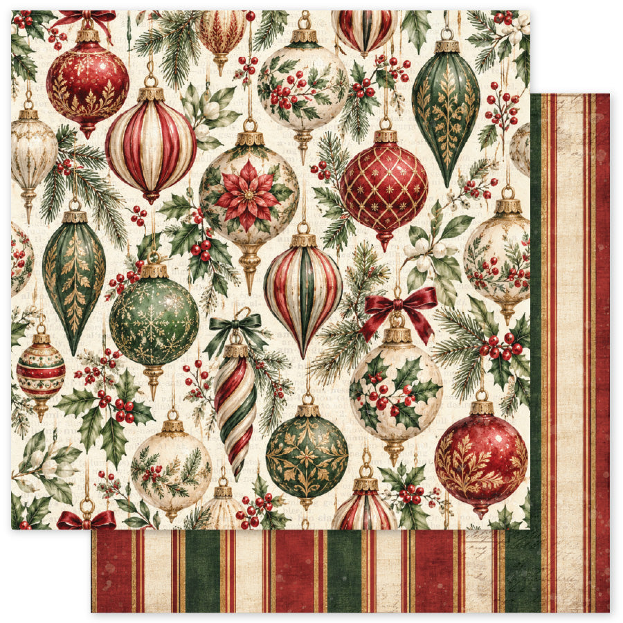 The Christmas Library B 12x12 Paper (12 pc Bulk Pack)  37552