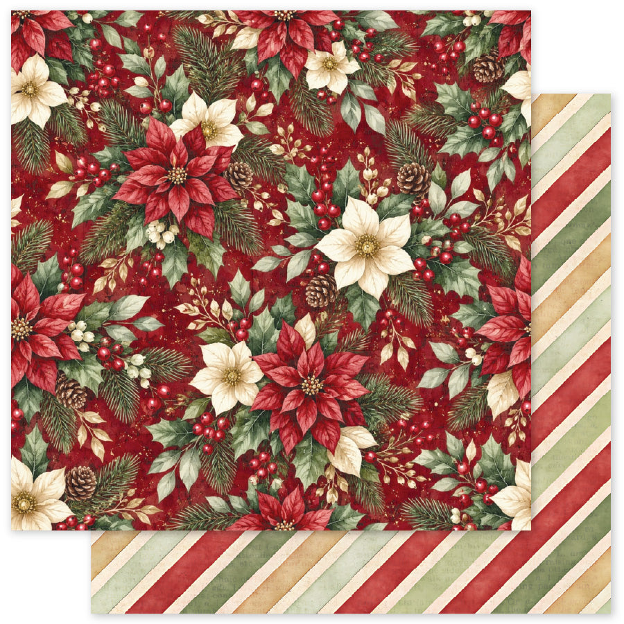 The Christmas Library Basics C 12x12 Paper (12 pc Bulk Pack)  37579