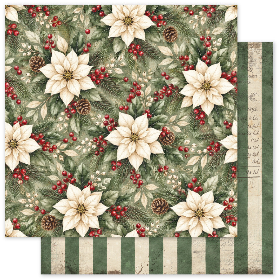 The Christmas Library Basics F 12x12 Paper (12 pc Bulk Pack)  37588