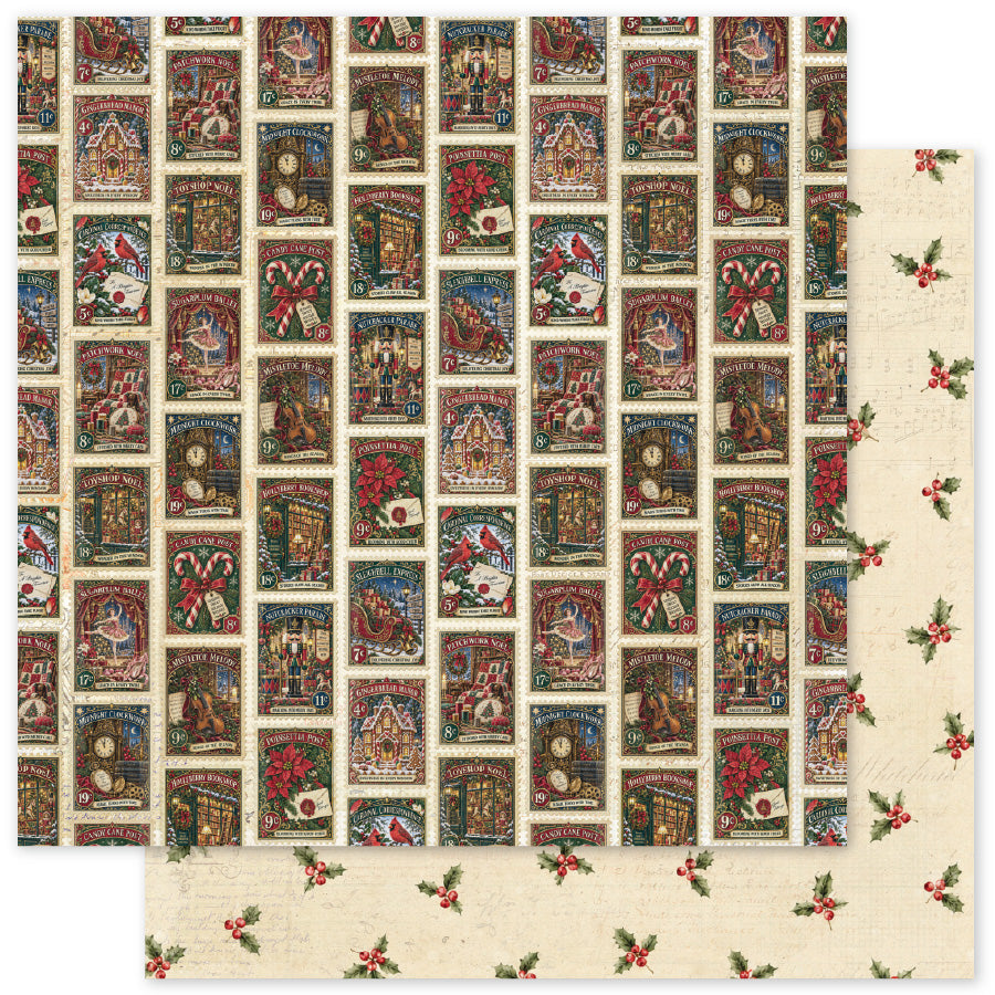 The Christmas Library F 12x12 Paper (12 pc Bulk Pack)  37564
