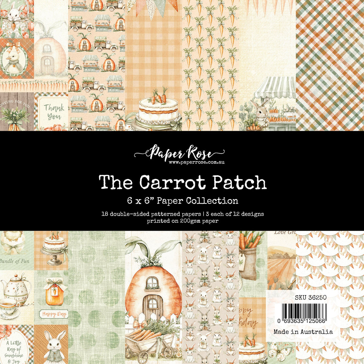The Carrot Patch 6x6 Paper Collection 36250 - Paper Rose Studio