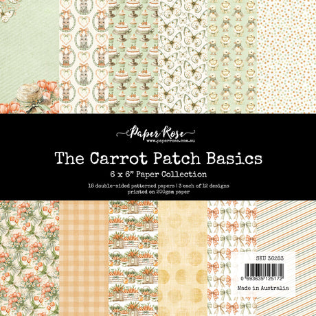 The Carrot Patch Basics 6x6 Paper Collection 36283 - Paper Rose Studio