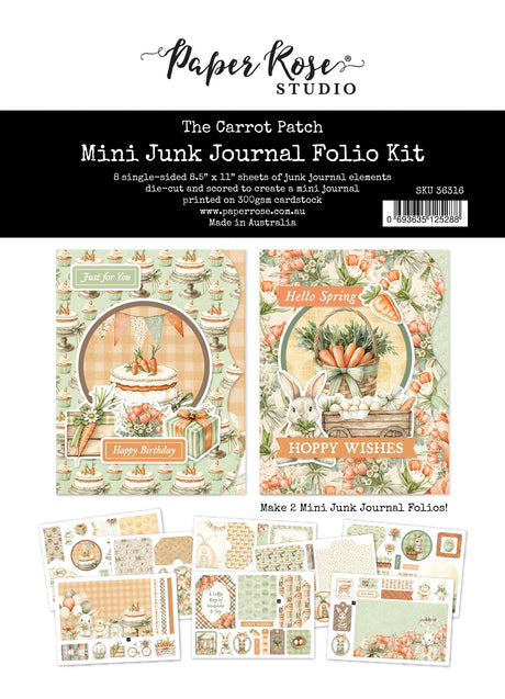 The Carrot Patch 8.5x11" Mini Folio Kit 36316 - Paper Rose Studio