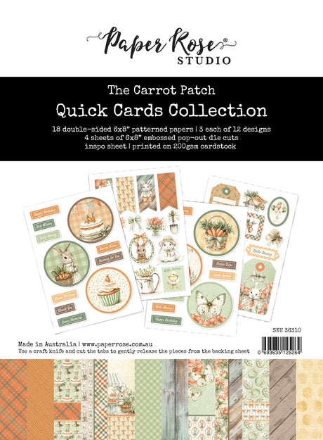 The Carrot Patch 6x8" Quick Cards Kit 36310 - Paper Rose Studio