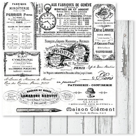 Vintage Backgrounds 1.0 F 12x12 Paper (12pc Bulk Pack) 32379 - Paper Rose Studio