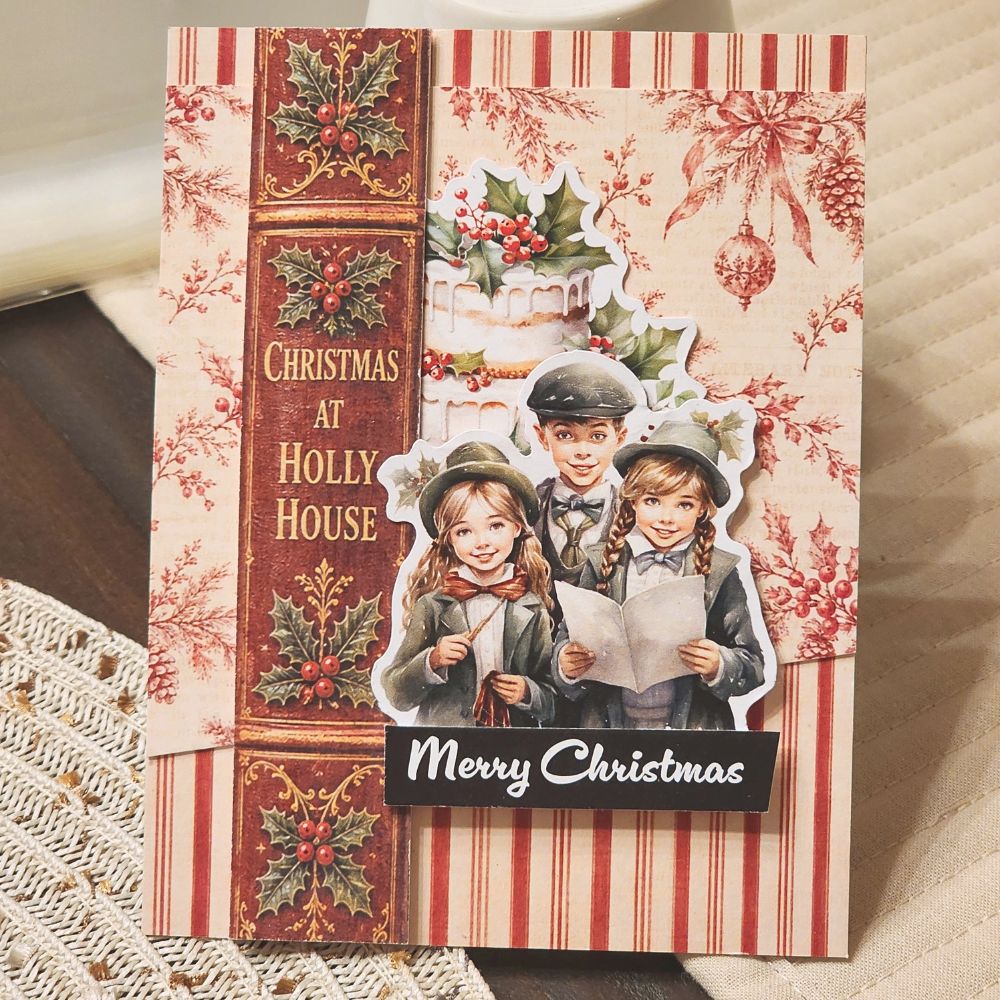 The Christmas Library LIMITED EDITION Papercuts Cardmaking Kit with METAL DIES 37597