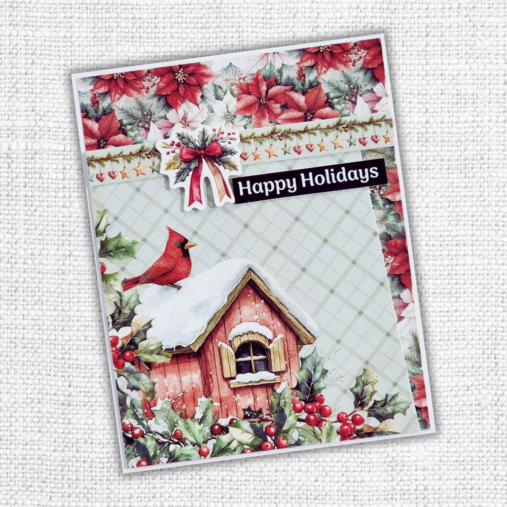 Papercuts Cardmaking Kit - Christmas Tree Farm 35439 - Paper Rose Studio