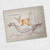 Papercuts Cardmaking Kit - Boho Baby 35095 - Includes 4x6" Clear Stamp & Die Set - Paper Rose Studio