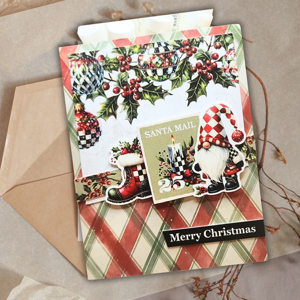 Christmas Wishes Papercuts Cardmaking Kit 37111