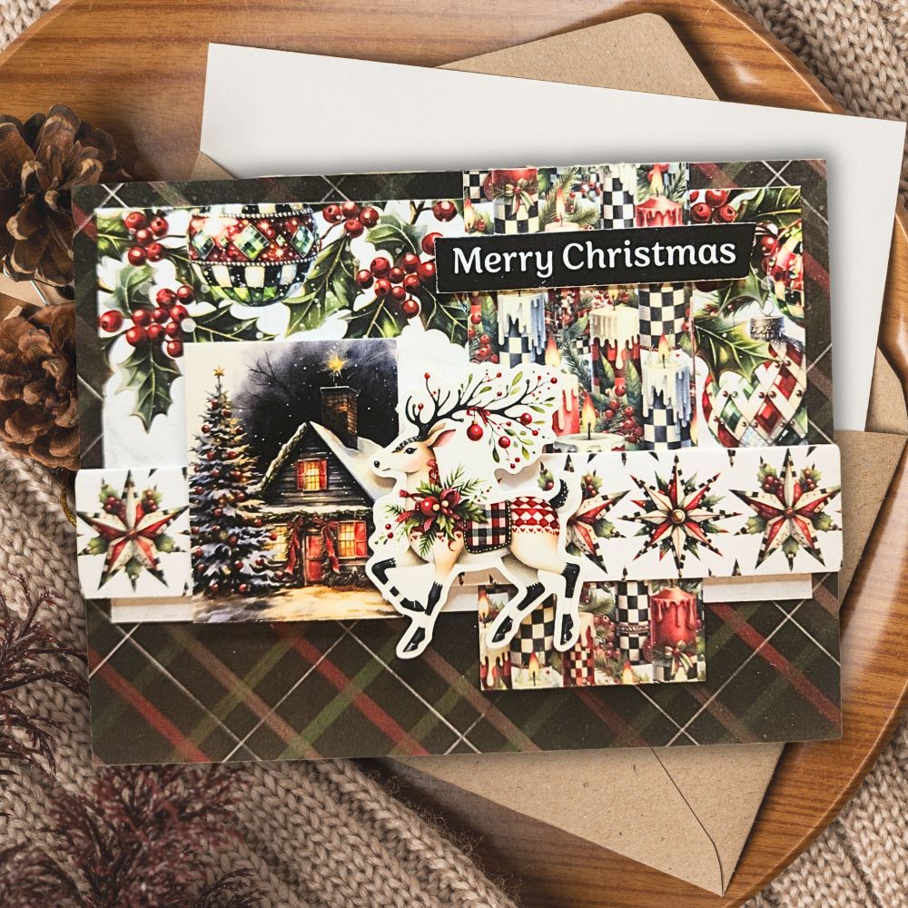 Christmas Wishes Papercuts Cardmaking Kit 37111