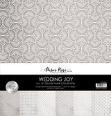 Wedding Joy Silver Foil 12x12 Paper Collection (6pc) 34533 - Paper Rose Studio