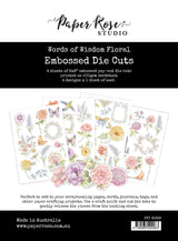 Words of Wisdom 6 x 8" Floral Embossed Die Cuts 35638 - Paper Rose Studio