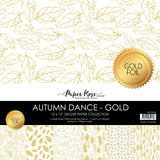Autumn Dance 12x12 Paper Collection 25345 - Foil - Paper Rose Studio
