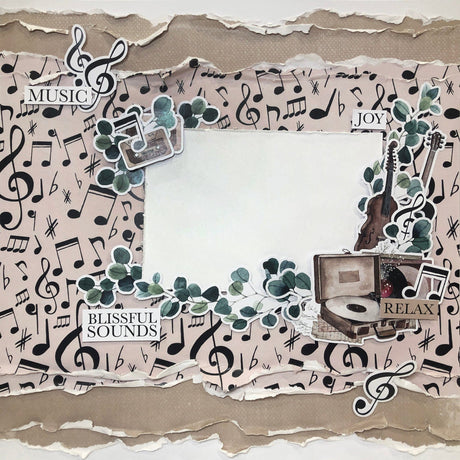 Blissful Afternoon Sounds 12x12 Paper Collection 28249 - Paper Rose Studio