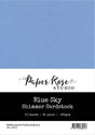 Blue Sky Shimmer Cardstock A5 10pc 29506 - Paper Rose Studio