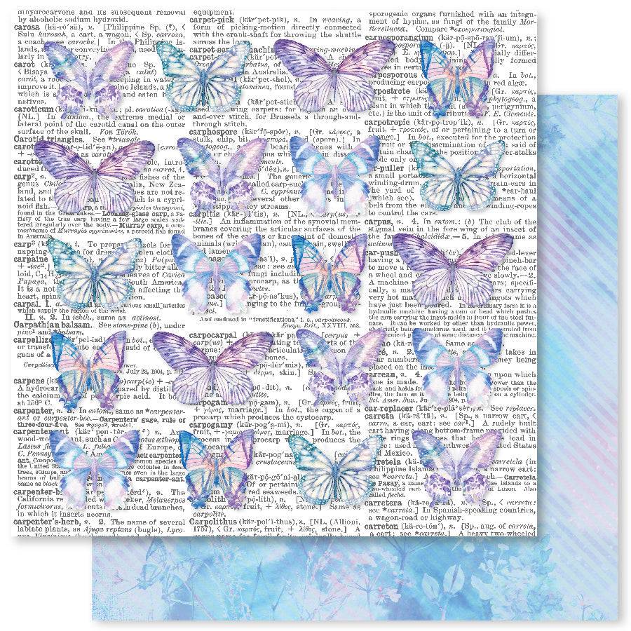 Butterfly Bliss A 12x12 Paper (12pc Bulk Pack) 25090 - Paper Rose Studio