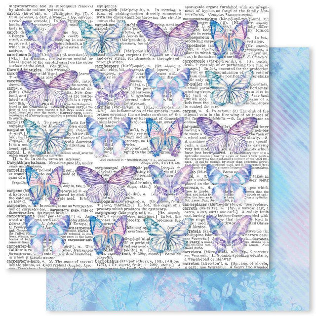 Butterfly Bliss A 12x12 Paper (12pc Bulk Pack) 25090 - Paper Rose Studio