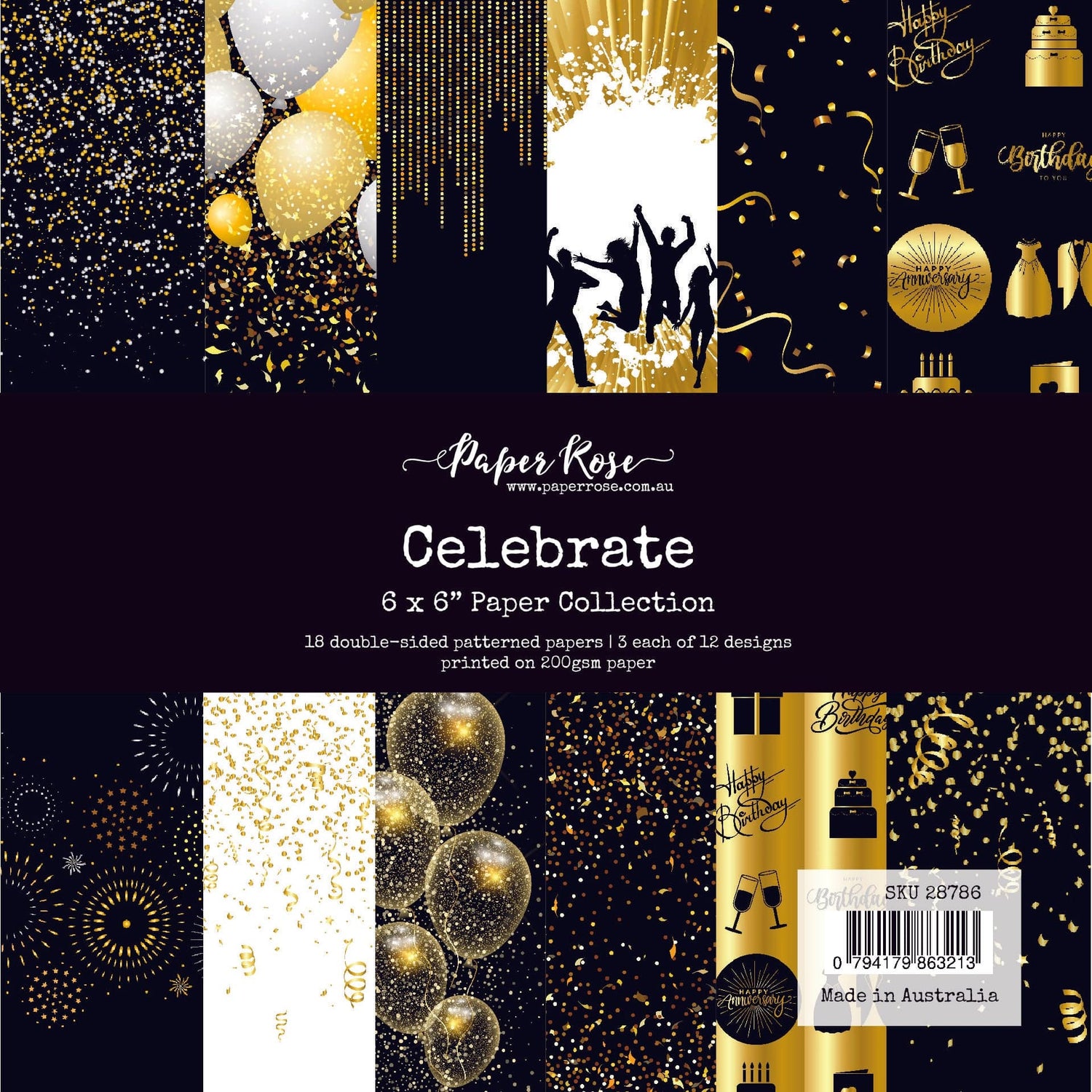 Celepertae Paper Celebrate 6x6 Paper Collection 28786 – Paper Rose USA