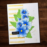 Etched Pansy 2 Metal Cutting Die 25669 - Paper Rose Studio