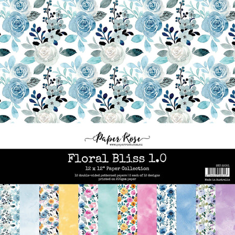 Floral Bliss 1.0 12x12 Paper Collection 22051 - Paper Rose Studio