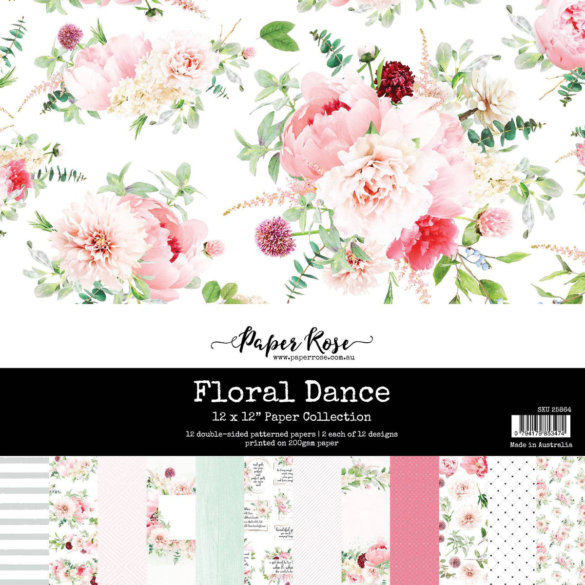 Floral Dance 12x12 Paper Collection 25864 – Paper Rose USA