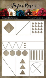 Geometric Coverplate Metal Cutting Die 20778 - Paper Rose Studio