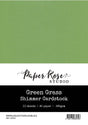 Green Grass Shimmer Cardstock A5 10pc 29545 - Paper Rose Studio