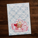 Heart Circle Coverplate Metal Cutting Die 28819 - Paper Rose Studio