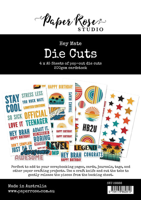 Hey Mate Die Cuts 28666 - Paper Rose Studio