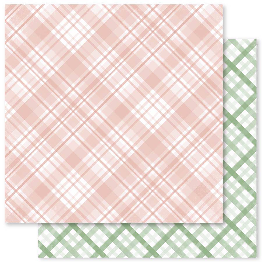 Home for Christmas Plaids B 12x12 Paper (12pc Bulk Pack) 26779 - Paper Rose Studio