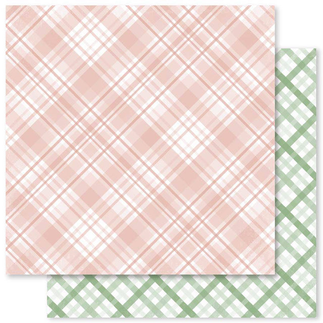 Home for Christmas Plaids B 12x12 Paper (12pc Bulk Pack) 26779 - Paper Rose Studio
