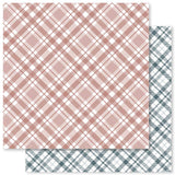 Home for Christmas Plaids D 12x12 Paper (12pc Bulk Pack) 26785 - Paper Rose Studio