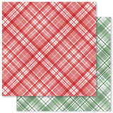 Home for Christmas Plaids F 12x12 Paper (12pc Bulk Pack) 26791 - Paper Rose Studio