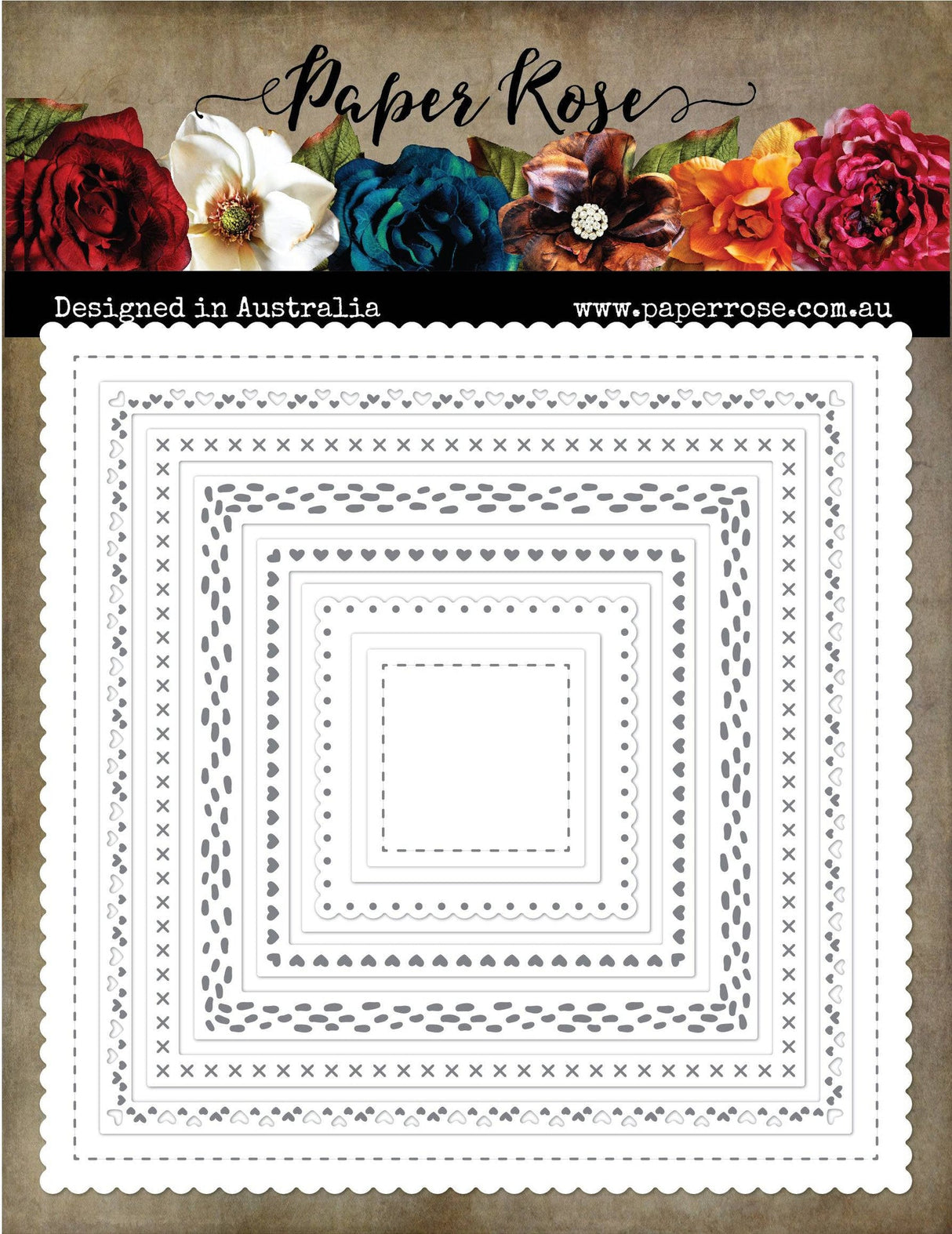 Lots & Lots of Squares 2.0 Metal Cutting Die 29742 - Paper Rose Studio