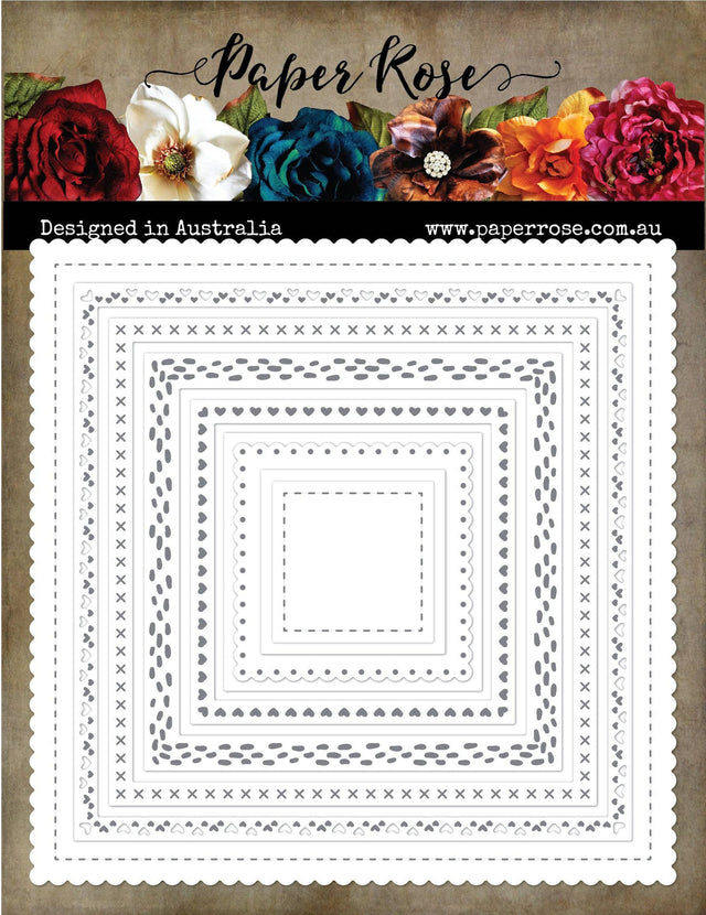 Lots & Lots of Squares 2.0 Metal Cutting Die 29742 - Paper Rose Studio