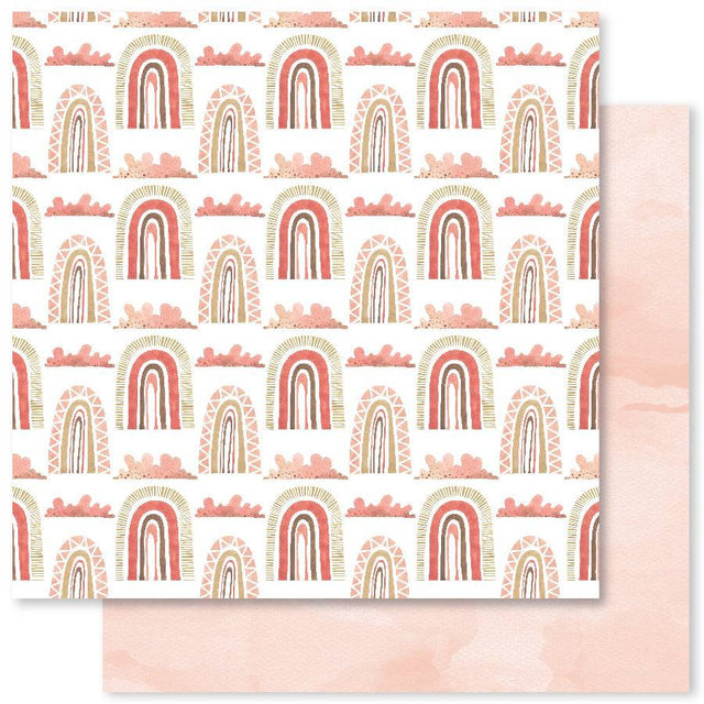 Love and Rainbows D 12x12 Paper (12pc Bulk Pack) 26239 - Paper Rose Studio