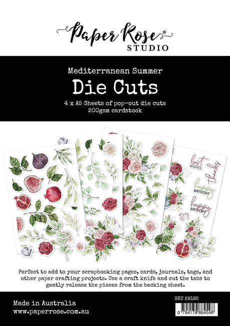 Mediterranean Summer Die Cuts 29185 - Paper Rose Studio