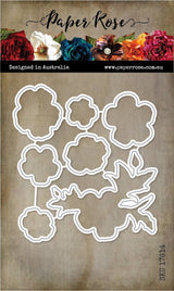 More Flowers 4x4 CLEAR STAMP & DIE SET 17613 17614 DISCONTINUED - Paper Rose Studio