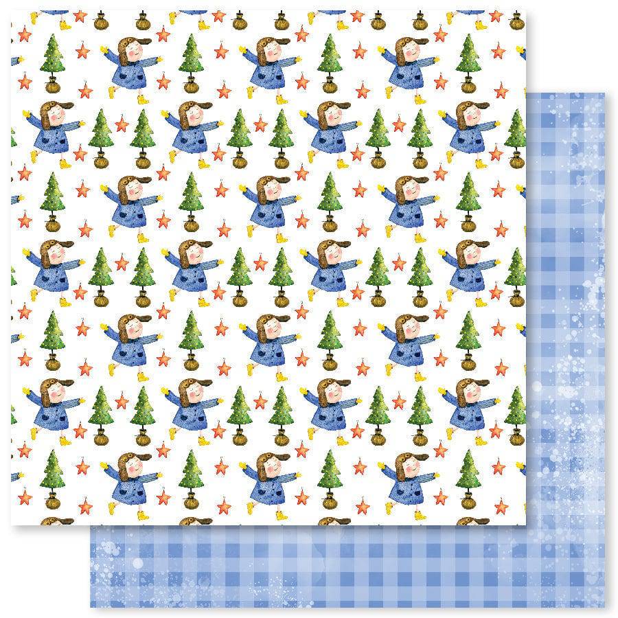 Oh So Sweet Christmas B 12x12 Paper (12pc Bulk Pack) 22705 - Paper Rose Studio