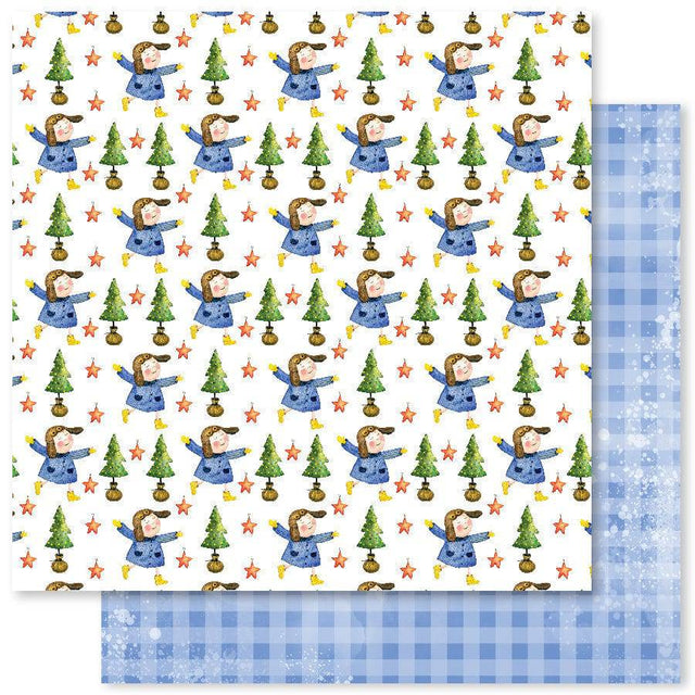 Oh So Sweet Christmas B 12x12 Paper (12pc Bulk Pack) 22705 - Paper Rose Studio