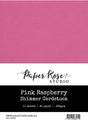 Pink Raspberry Shimmer Cardstock A5 10pc 29536 - Paper Rose Studio