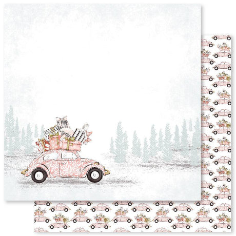 Pretty in Pink Christmas B 12x12 Paper (12pc Bulk Pack) 27745 - Paper Rose Studio